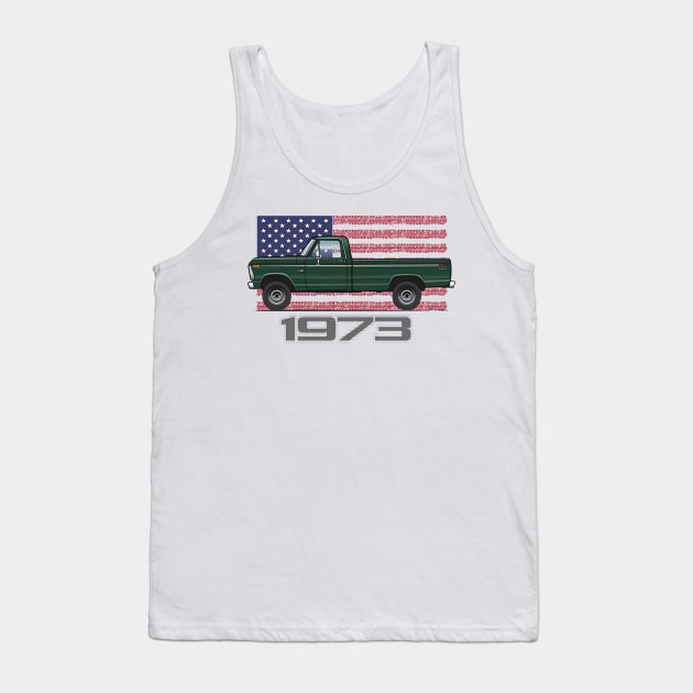 green 1973 Tank Top by JRCustoms44